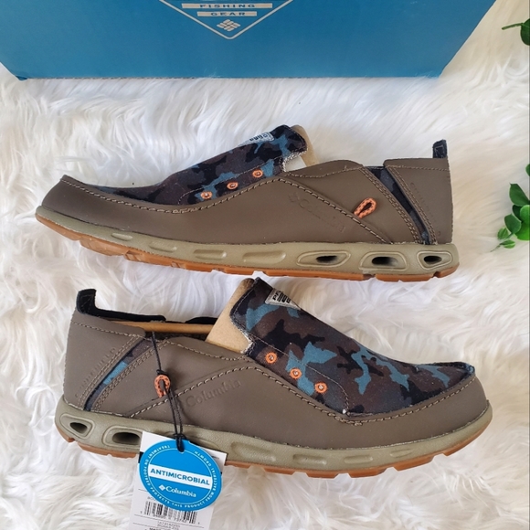 NWT Columbia Men's PFG Bahama Vent Shoe - Size 8 WIDE - Picture 1 of 15